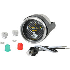 Auto Meter 4714 Autometer Carbon Fiber 2 1/16" Gas Gauge 0-90 OHMS