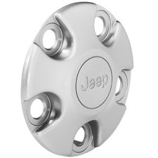 Mopar 1AH90S4AAD Center Cap in Silver for 16" Lux Style Steel Wheels with 5x5 Bolt Pattern