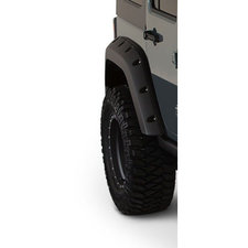 Bushwacker 10078-02 Factory Coverage 9.5" Width Rear Pocket Style Fender Flares for 07-18 Jeep Wrangler JK 2 Door