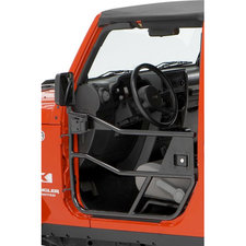 Bestop 51826-01 HighRock 4x4 Element Front Doors in Matte Black for 07-18 Jeep Wrangler & Wrangler Unlimited JK