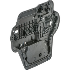 Mopar 68089339A Left Front Door Carrier Plate Panel with Manual Windows for 11-18 Jeep Wrangler JK