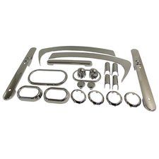 Crown Automotive Complete Interior Trim Kit for 07-10 Jeep Wrangler JK 2 Door with Automatic Transmission & Power Windows