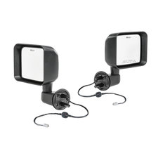 Quadratec Replacement Power & Heated Mirror Kit in Black for 11-13 Jeep Wrangler JK