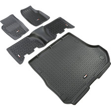 Quadratec® Ultimate All Weather Floor Liner Triple Combo for 93-98 Jeep ...