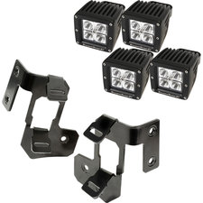 pro comp 76410p dual sport pillar led light kit for 07 18 kc hilites 4 gravity led fog light kit