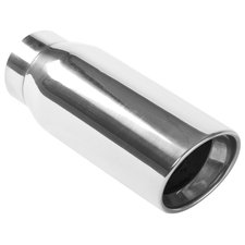 Magnaflow 35232 4.5" Weld On Exhaust Tip with Rolled Edge and 3.5" Inlet in Polished Stainless Steel