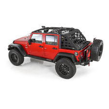 Smittybilt 581135 CRES HD- Cargo Restraint System for 07-18 Jeep Wrangler Unlimited JK 4 Door