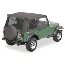 Bestop Supertop with Tinted Windows and Soft Upper Doors for 87-95 Jeep Wrangler YJ