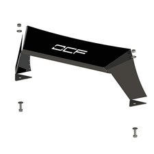 Off Camber Fabrications 182766 Formed Front Light Bar Black Coated for 07-18 Jeep Wrangler JK with OCF Front Bumper