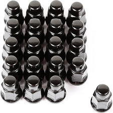 Rugged Ridge 16715.23 20 Piece Wheel Lug Set 1/2"x20 Thread in Black