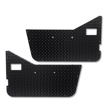 Warrior Products Door Panel Inserts for 76-95 Jeep CJ7 & Wrangler YJ with Half Steel Doors