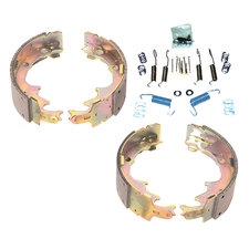Crown Automotive 4723367MK Rear Brake Shoe Set with Hardware for 90-00 Jeep Wrangler YJ, TJ & Cherokee XJ with 9" X 2-1/2" Drums