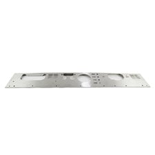 Kentrol Dash Panel with Radio Opening in Stainless Steel for 77-86 Jeep CJ-7