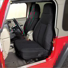 Pair Rugged Ridge 13210.01 Black Custom Neoprene Front Seat Cover Pair Rugged Ridge 13210.01 Black Custom Neoprene Front Seat Cover
