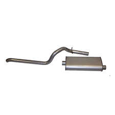 Crown Automotive 52018335 Muffler & Tailpipe for 84-98 Jeep Cherokee XJ with 2.5L or 4.0L Engine