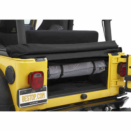 Bestop 362.83 Sailcloth Rear Window in Black for 97-02 Jeep Wrangler TJ ...