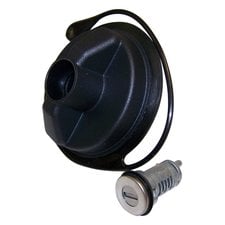Crown Automotive 68030940AA Locking Fuel Cap for 01-11 Jeep Wrangler TJ & JK, 00-01 Cherokee XJ, 05-11 Grand Cherokee WK & Commander XK & 02-11 Liberty KJ & KK