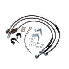 Crown Automotive RT31015 Stainless Steel Brake Hose Kit for 87-06 Jeep Wrangler YJ & TJ; 84-01 Cherokee XJ and 93-98 Grand Cherokee ZJ