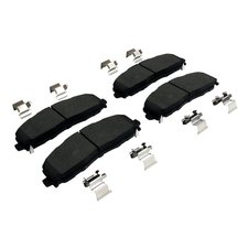Crown Automotive 68456066AA Front Brake Pad Set for 18-20 Jeep Wrangler JL and Gladiator JT with Heavy Duty Brakes