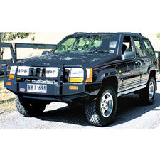 ARB 3450060B Deluxe Winch Bull Bar Bumper in Black for 93-98 Jeep Grand Cherokee ZJ