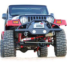 Rampage Products Front Recovery Bumper with Stinger for 87-06 Jeep Wrangler YJ, TJ & Unlimited