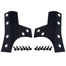 Kentrol 80074 Windshield Support Overlays in Black Textured for 07-18 Jeep Wrangler JK