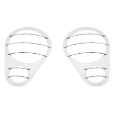 Kentrol 30579 Headlight Guards in Stainless Steel for 07-18 Jeep Wrangler JK