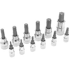 Performance Tool W38802 12 pc Star Bit Socket Set