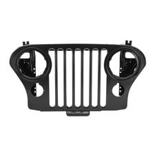 AccuPart Jeep Licensed Grille- Stamped Steel for 76-86 Jeep CJ5, CJ7 & CJ8 Scrambler
