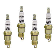 Accel 0736-4 U-Groove Spark Plugs for 84-02 Jeep Vehicles with 2.5/4.0L Engine