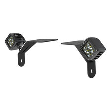 Aries 1501305 Windshield LED 2" Cube Lights & Brackets for 18-20 Jeep Wrangler JL & Gladiator JT