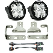 Baja Designs 447066 Squadron-R Sport LED Fog Pocket Light Kit for 18-21 Jeep Wrangler JL Sport/Sport-S & Gladiator JT with OE Plastic Front Bumper