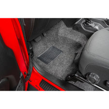 Bedrug BRJL18F2 Premium Carpeted 2 Piece Front Floor Kit for 18-20 Jeep Wrangler JL 2-Door