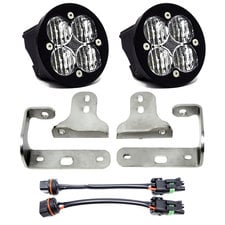 Baja Designs Squadron-R SAE Rubicon LED Fog Pocket Light Kit for 18-22 Jeep Wrangler JL & Gladiator JT with Factory Steel Bumper