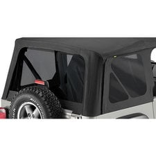 Bestop 58128-35 Tinted Window Kit in Black Diamond for 03-06 Jeep Wrangler TJ Factory Original Soft Top, Replace-a-top & Supertop NX