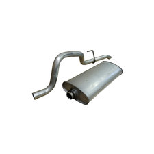 Crown Automotive 5096298AA Replacement Stainless Steel Muffler & Tail Pipe for 99-01 Jeep Grand Cherokee WJ with 4.7L Engine
