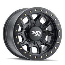 Dirty Life Race Wheels DT-1 9303 Simulated Beadlock Wheel for 84-06 Jeep Wrangler YJ, TJ and Cherokee XJ