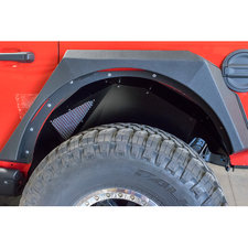 DV8 Offroad Aluminum Rear Inner Fenders for 18-22 Jeep Wrangler JL
