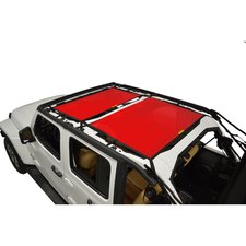 Dirtydog 4X4 Front & Rear Sun Screen for 18-21 Jeep Wrangler JL Unlimited
