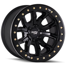 Dirty Life Race Wheels DT-1 9303 Simulated Beadlock Wheel for 55-86 Jeep CJ