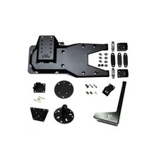 EVO Manufacturing EVO-233 Pro Series Hinged Tire Carrier with Mounts for 07-18 Jeep Wrangler JK & Unlimited JK