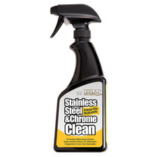 Flitz SP01506 Stainless Steel & Chrome Cleaner with Degreaser (16oz.) Spray Bottle