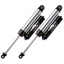 Fox® Racing Shox Rear 2.5 Factory Series Piggyback Reservoir Shock Set with Dual Speed Compression Adjustment for 07-18 Jeep Wrangler JK