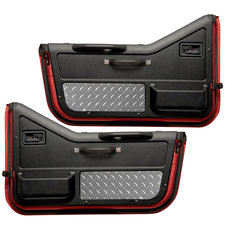 Warrior Products Door Panel Inserts For 76 95 Jeep Cj7 Wrangler Yj With Half Steel Doors Quadratec