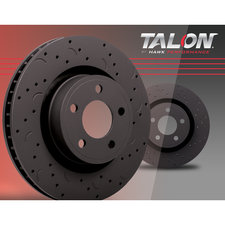 Hawk® Performance HTC4443 Talon Cross Drilled and Slotted Brake Rotors Front for 99-01 Jeep Wrangler TJ