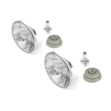 Hella 002395801 7" Round E-Code (ECE) H4 Conversion Headlight Kit