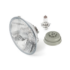 retfærdig Modsigelse rygrad Hella 002395031 7" Round E-Code (ECE) H4 Conversion Headlight Housing |  Quadratec