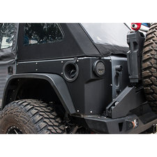 OR-FAB Rear Quarter Armor with Rock Slider for 07-17 Jeep Wrangler JK 2 ...