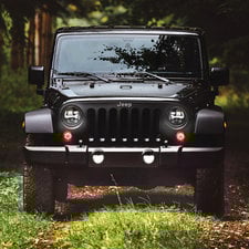 J.W. Speaker 8700 EVO J3 LED Headlights for 07-18 Jeep Wrangler JK