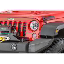 KC HiLiTES Gravity LED 7" Headlights with 4" Gravity LED Fog Light Kit for 07-18 Jeep Wrangler JK